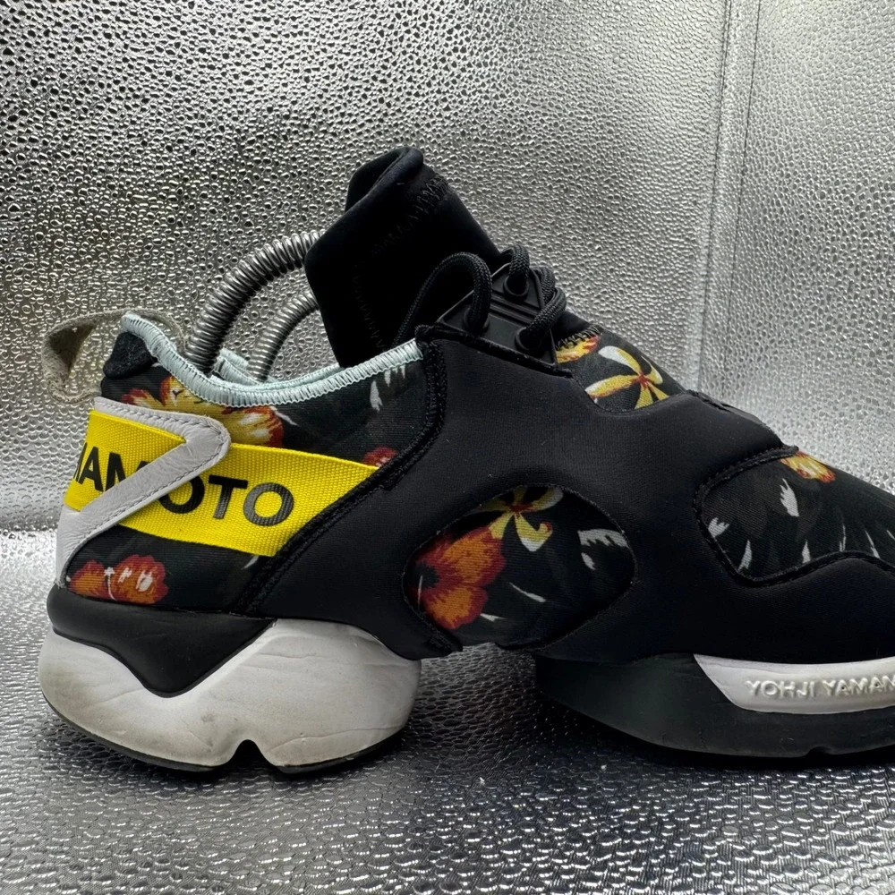 Size M Adidas Y-3 Kohna Mens Black Floral Excellent Yohji Yamamoto B26258
